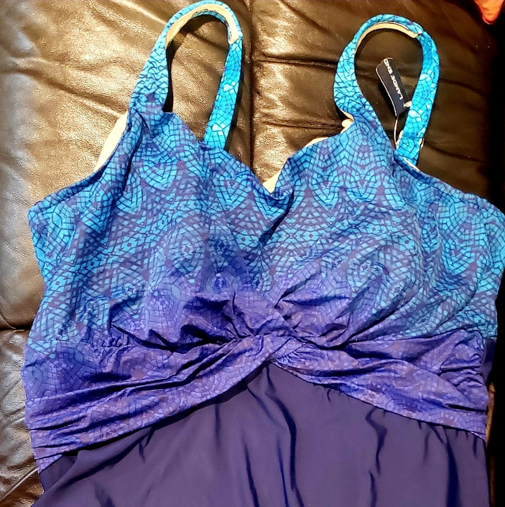 New - Lands End Women's Swimsuit,  Size 24